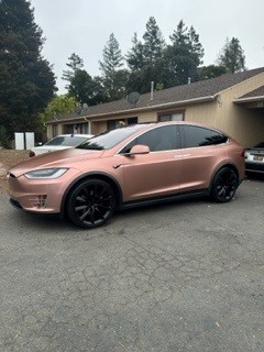 Copper car wrap
